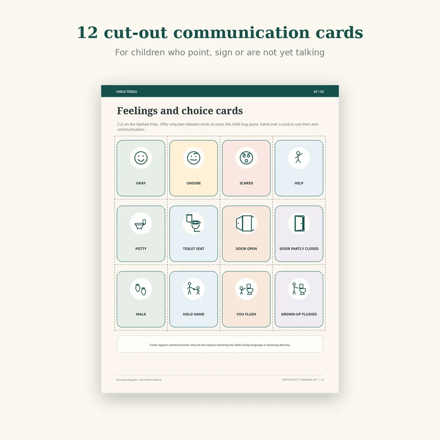 Feelings and choice cards